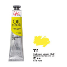 Краска масляная, Кадмий лимонный, 45 мл, ROSA Gallery