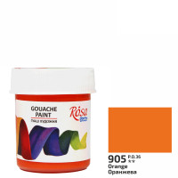 Краска гуашевая, Оранжевая, 40 мл, ROSA Studio