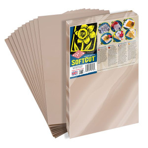 Набір блоків для гравюри, 420х300х3, 0 мм, 10 шт. в упаковці, 3.0/SC5, SOFTCUT CARVING BLOCKS, ESSDEE