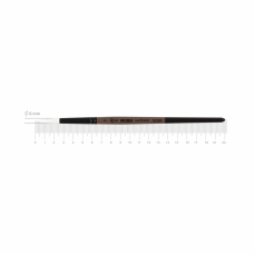 Кисть синтетика круглая MOON 1203R №7 короткая ручка ROSA