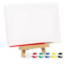 Набір для творчості (підрамник 15х20см, акрилові фарби, пензель, мольберт А6), ROSA START