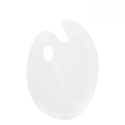 Палитра деревянная, овальная, ДВП ґрунтованное, 25х35 см, ROSA Studio