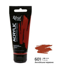 Фарба акрилова, Англійська червона, 60 мл, ROSA Gallery