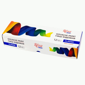 Набор гуашевых красок 12х40 мл Classic ROSA Studio 221550