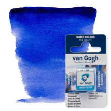 Краска акварельная Van Gogh 506 Ультрамарин темный кювета Royal Talens