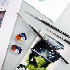 Кисть из соболя круглый лайнер INFINITY серии 128 №1
