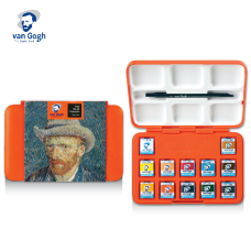 Набор акварельных красок Van Gogh Museum, 12 кювет+кисти, пластик, Royal Talens