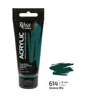 Краска акриловая, Зелена ФЦ, 60 мл, ROSA Gallery