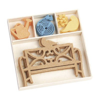 Набор мини-фигурок из фетра Отдых 20 шт