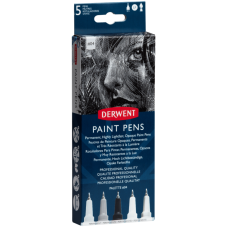 Набір кольорових ручок PAINT PEN PALETTE №4, 5шт, Derwent