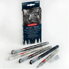 Набір кольорових ручок PAINT PEN PALETTE №4, 5шт, Derwent