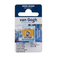 Краска акварельная Van Gogh 270 AZO Желтый темный кювета Royal Talens