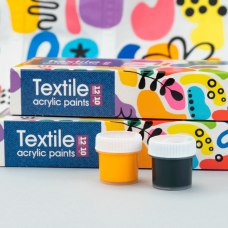 Набор акриловых красок для росписи тканей Colors 12x10мл Arteo