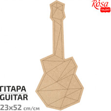 Основа для декорування панно-мозаїки „Гітара“ 1, МДФ, 23х52 см, ROSA TALENT (487522)