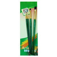 Набор кистей 7065, пони круг/плос, 2/2 шт, KOLOS