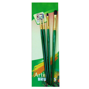 Набор кистей 7065, пони круг/плос, 2/2 шт, KOLOS