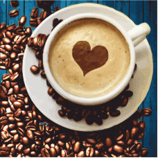 Холст на картоне с контуром, Натюрморт №40, 30х30, хлопок, акрил, ROSA START (GPA283240)