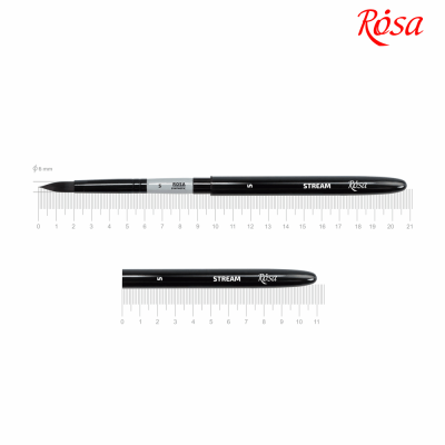 Синтетика кругла, TRAVEL BRUSH, STREAM 158, № 5, к.р. пензель ROSA 18431585 