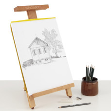 Мольберт настольный SINOART, 26x29x40(70) см, высота полотна до 65 см, бук