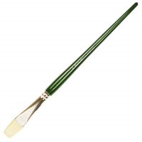 Пензель Щетина плоска, Classic 2402F, №12, довга ручка KOLOS