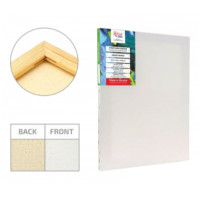 Полотно на підрамнику бавовна 70x90 см модуль №1 дрібне зерно, акриловий грунт ROSA