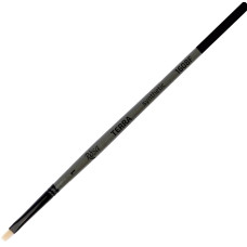 Кисть Синтетика плоская, TERRA 1608F, №1, длин ручка ROSA 1608F01