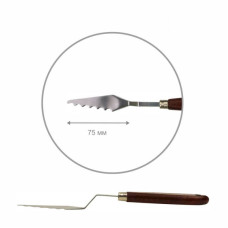 Мастихін ROSA Studio ArtWork №6 хвилястий, довжина 7,5 см