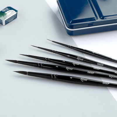 Кисть Белка круглая, DEEP 198, №1, к.р. ROSA