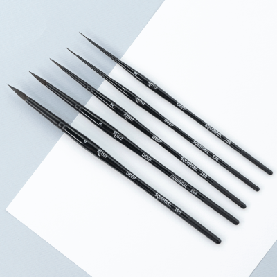 Кисть Белка круглая, DEEP 198, №1, к.р. ROSA