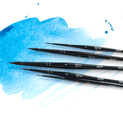 Кисть Белка круглая, DEEP 198, №1, к.р. ROSA