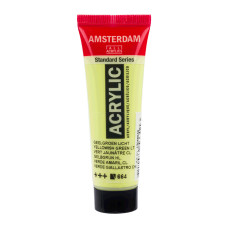 Краска акриловая AMSTERDAM, (664) Желто-зеленый светлый, 20 мл, Royal Talens