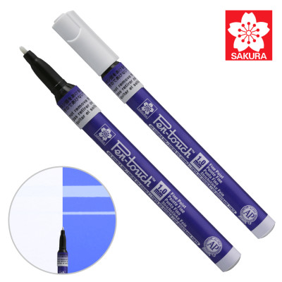 Маркер Pen-Touch Блакитний, ультрафіолетовий, тонкий (FINE) 1 мм, Sakura (XPMKAUV336)