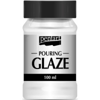 Лак для поталі фінішний, прозорий, 100 мл, Pentart Pouring glaze