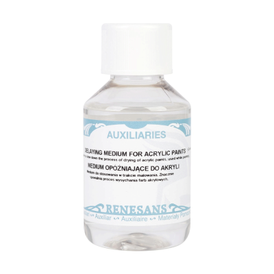 Замедлитель высыхания для акрила, 100мл, Renesans
