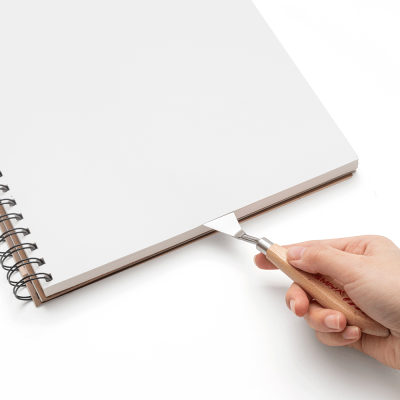 Блокнот на спіралі Mixed Media, 22,9х30,5см, 180г/м2, 40л, HIMI