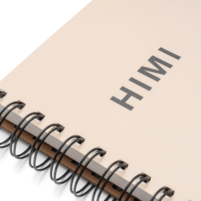 Блокнот на спіралі Mixed Media, 22,9х30,5см, 180г/м2, 40л, HIMI