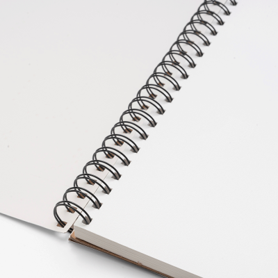 Блокнот на спіралі Mixed Media, 22,9х30,5см, 180г/м2, 40л, HIMI