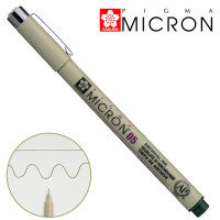 Линер PIGMA Micron (0,5), 0,45 мм, Темно-зеленый, Sakura