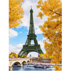 Холст на картоне с контуром, Города, „Париж 6“, 30х40, хлопок, акрил, ROSA START (GPA284219)