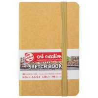 Скетчбук для графики Art Creation 140 г/м2, 9х14 см, 80 л Kraft
