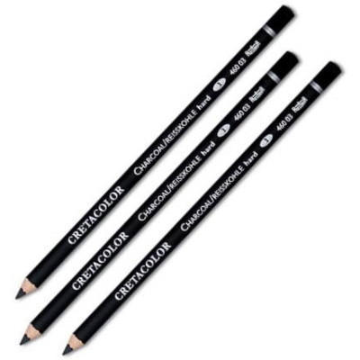 Набір олівців для рисунку, Вугільний середній, 3 шт Cretacolor (57446002)