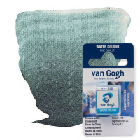 Краска акварельная Van Gogh 848 Интерферентный зеленый кювета Royal Talens