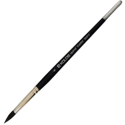 Кисть Белка круглая, Classic 3049R, № 6, короткая ручка KOLOS