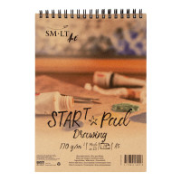 Альбом для рисунка STAR T А5, 170г/м2, 20л, SMILTAINIS (5PS-20(170)TS)