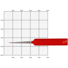 Кисть Колонок круглый, Nail art 3009L, № 5/0, короткая ручка KOLOS