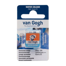 Краска акварельная Van Gogh 266 Перм, оранжевый кювета Royal Talens