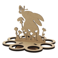 Подставка для яиц Зайка №3 МДФ 20х20х15см ROSA TALENT