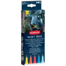 Набір кольорових ручок PAINT PEN PALETTE №1, 5шт, Derwent