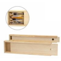 Пенал для кистей деревянный ПК8, (38х9,8х4 см), ROSA Studio