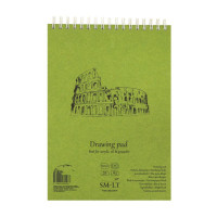 Альбом для акрилу та олії на спіралі AUTHENTIC (DRAWING) А5, 290 г/м2, 20л, білий папір, SMILTAINIS